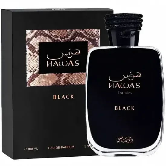Rasasi Hawas Black — Eau de Parfum masculino • 100 ml