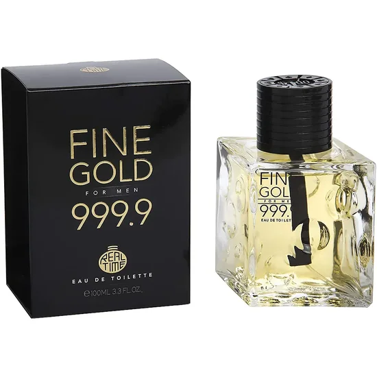 Perfume Real Time Fine Gold 999.9 Eau de Toilette Masculino 100ML
