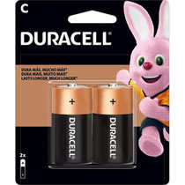 Pilha Duracell Tipo C - 2 Unidades