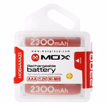 Pila Mox AAA Recargable MOB4AAA23 - 4 Unidades