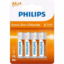 Pila Philips AA R6L4B/70 - 4 Unidades