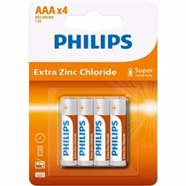 Pila Philips AAA R03L4B/70 - 4 Unidades