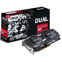 Placa de Vídeo Asus Radeon RX-580 Dual OC 8GB GDDR5 PCI-Express