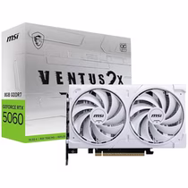 Placa de Vídeo MSI GeForce RTX5060 Ventus 2X OC White 8GB GDDR7 PCI-Express