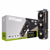 Placa de Vídeo Zotac GeForce RTX5080 Solid Core OC 16GB GDDR7 PCI-Express