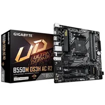 Placa Mãe Gigabyte B550M DS3H AC R2 AMD Soquete AM4