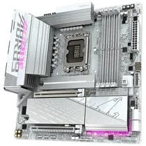 Placa Madre Gigabyte B860M Aorus Elite Wi-Fi 6E Ice Intel Socket LGA 1851 foto 1