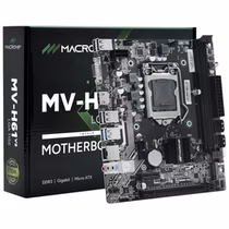 Placa Madre Macrovip MV-H61V2 Intel Soquete LGA 1155