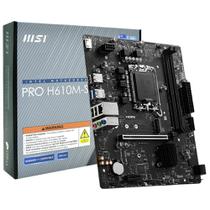 Placa Mãe MSI Pro H610M-S DDR4 Intel Soquete LGA 1700