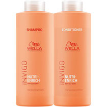Shampoo e Condicionador Wella Invigo Nutri-Enrich 1L