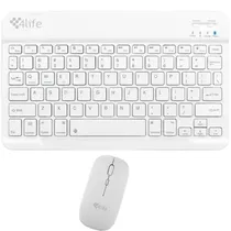 Teclado 4life FL030 Bluetooth Com Mouse foto 3