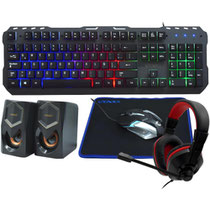 Teclado Satellite GK-54 USB Com Mouse / Mouse Pad / Fone de Ouvido / Caixa de Som