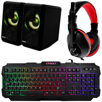Teclado Satellite KG502 USB Com Mouse / Mouse Pad / Fone de Ouvido / Caixa de Som foto 1