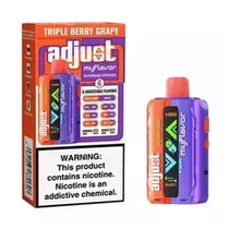 Vaper Descartável Adjust MyFlavor Triple Berry Grape 40000 Puffs