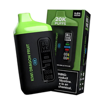 Vaper Descartável BLVK Bar Kiwi Dragon Fruit 20000 Puffs