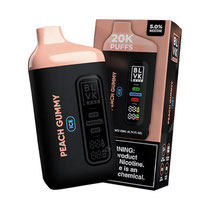 Vaper Descartável BLVK Bar Peach Gummy 20000 Puffs