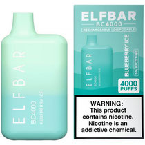 Vaper Descartável Elfbar BC4000 Blueberry Ice 4000 Puffs