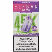 Vaper Descartable Elfbar BC Pro Grape Ice 45000 Puffs
