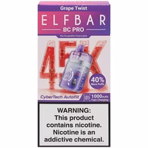 Vaper Descartable Elfbar BC Pro Grape Twist 45000 Puffs