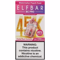 Vaper Descartável Elfbar BC Pro Watermelon Peach Frost 45000 Puffs
