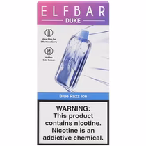 Vaper Descartável Elfbar Duke 35K Blue Razz Ice 35000 Puffs