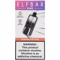Vaper Descartável Elfbar Duke 35K Bubbaloo Tutti Frutti 35000 Puffs