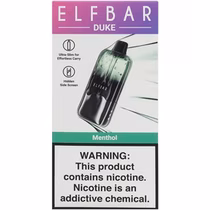 Vaper Descartável Elfbar Duke 35K Menthol 35000 Puffs