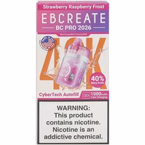 Vaper Descartable Elfbar EB Create BC Pro 2026 Strawberry Raspberry Frost 40000 Puffs