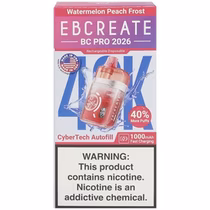 Vaper Descartável Elfbar EB Create BC Pro 2026 Watermelon Peach Frost 40000 Puffs