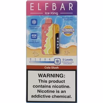 Vaper Descartável Elfbar Ice King Summer Edition Cola Slush 40000 Puffs