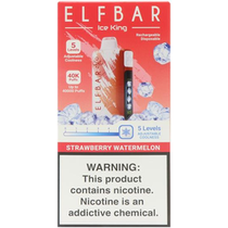 Vaper Descartável Elfbar Ice King 40K Strawberry Watermelon 40000 Puffs