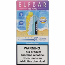 Vaper Descartável Elfbar Ice King Summer Edition Hawaiian Slush 40000 Puffs