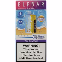 Vaper Descartável Elfbar Ice King Summer Edition Wild Berry Slush 40000 Puffs