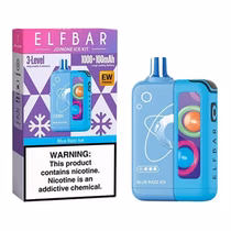 Vaper Descartável Elfbar Joinone Ice Kit Blue Razz Ice 25000 Puffs