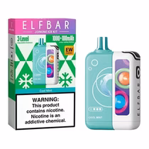 Vaper Descartável Elfbar Joinone Ice Kit Cool Mint 25000 Puffs
