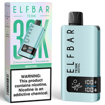 Vaper Descartável Elfbar TE30K Menthol 30000 Puffs