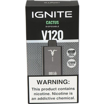 Vaper Descartável Ignite V120 Cactus 12000 Puffs