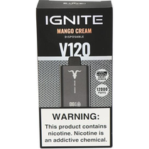 Vaper Descartable Ignite V120 Mango Cream 12000 Puffs