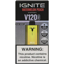 Vaper Descartable Ignite V120 Pro Gold Watermelon Peach 12000 Puffs