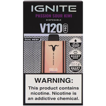 Vaper Descartável Ignite V120 Pro Rose Gold Passion Sour Kiwi 12000 Puffs