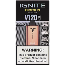 Vaper Descartable Ignite V120 Pro Rose Gold Pineapple Ice 12000 Puffs