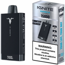 Vaper Descartável Ignite V150 Blueberry Ice 15000 Puffs