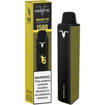 Vaper Descartável Ignite V15 Banana Ice 1500 Puffs