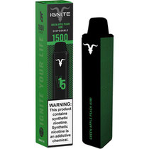 Vaper Descartável Ignite V15 Green Apple Peach Kiwi 1500 Puffs