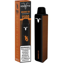 Vaper Descartável Ignite V15 Orange Ice 1500 Puffs