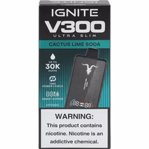 Vaper Descartável Ignite V300 Ultra Slim Cactus Lime Soda 30000 Puffs
