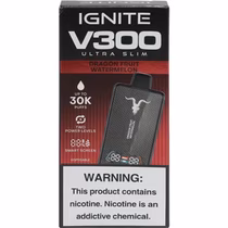 Vaper Descartável Ignite V300 Ultra Slim Dragon Fruit Watermelon 30000 Puffs