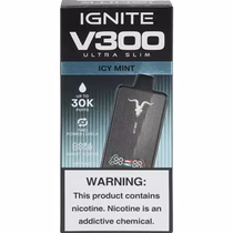 Vaper Descartável Ignite V300 Ultra Slim Icy Mint 30000 Puffs