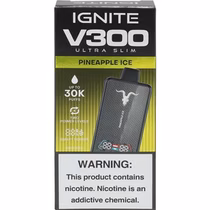 Vaper Descartável Ignite V300 Ultra Slim Pineapple Ice 30000 Puffs