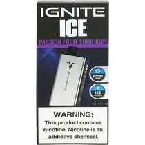 Vaper Descartável Ignite V400 Ice Passion Fruit Sour Kiwi 40000 Puffs